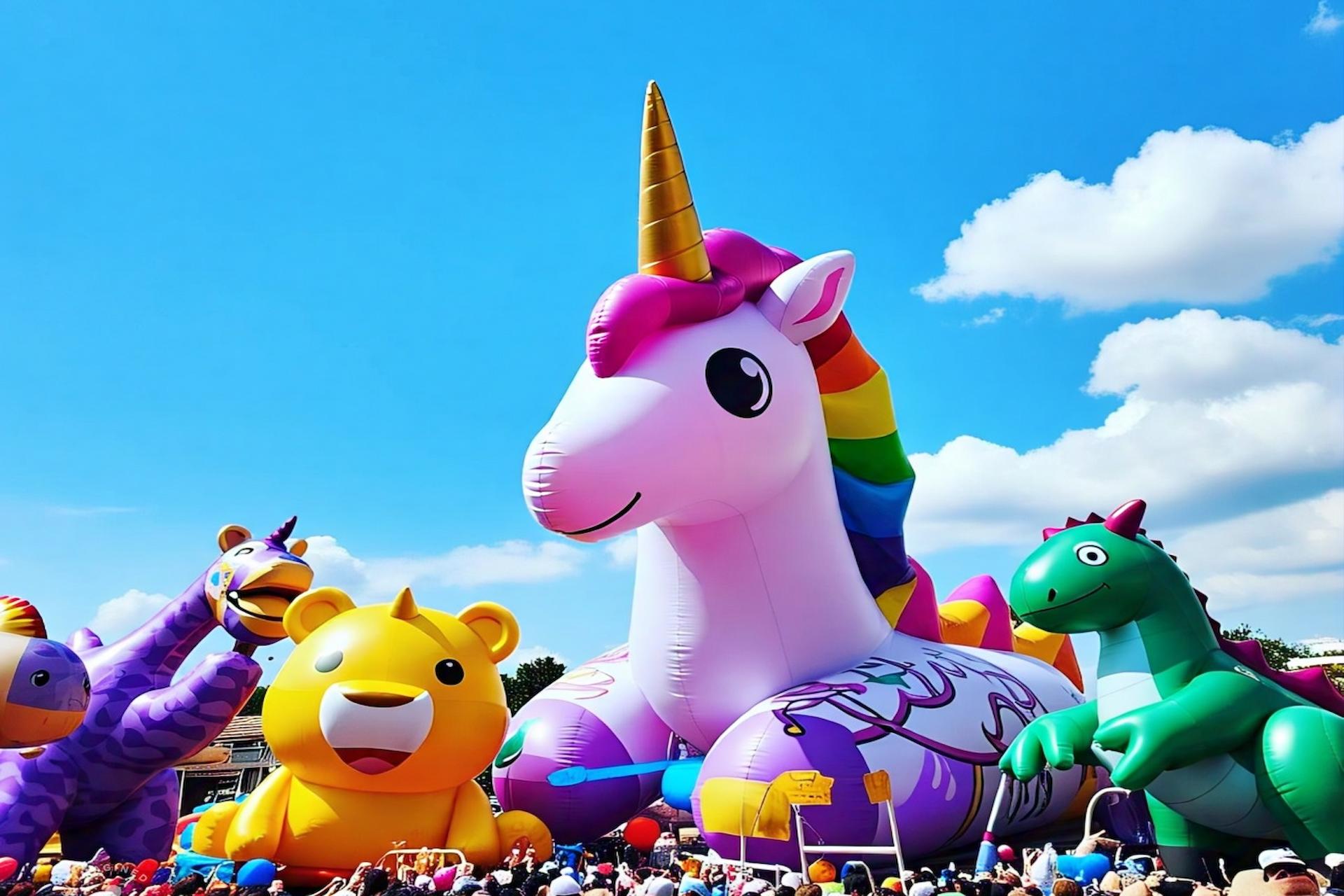 Inflatable Characters at Festivals